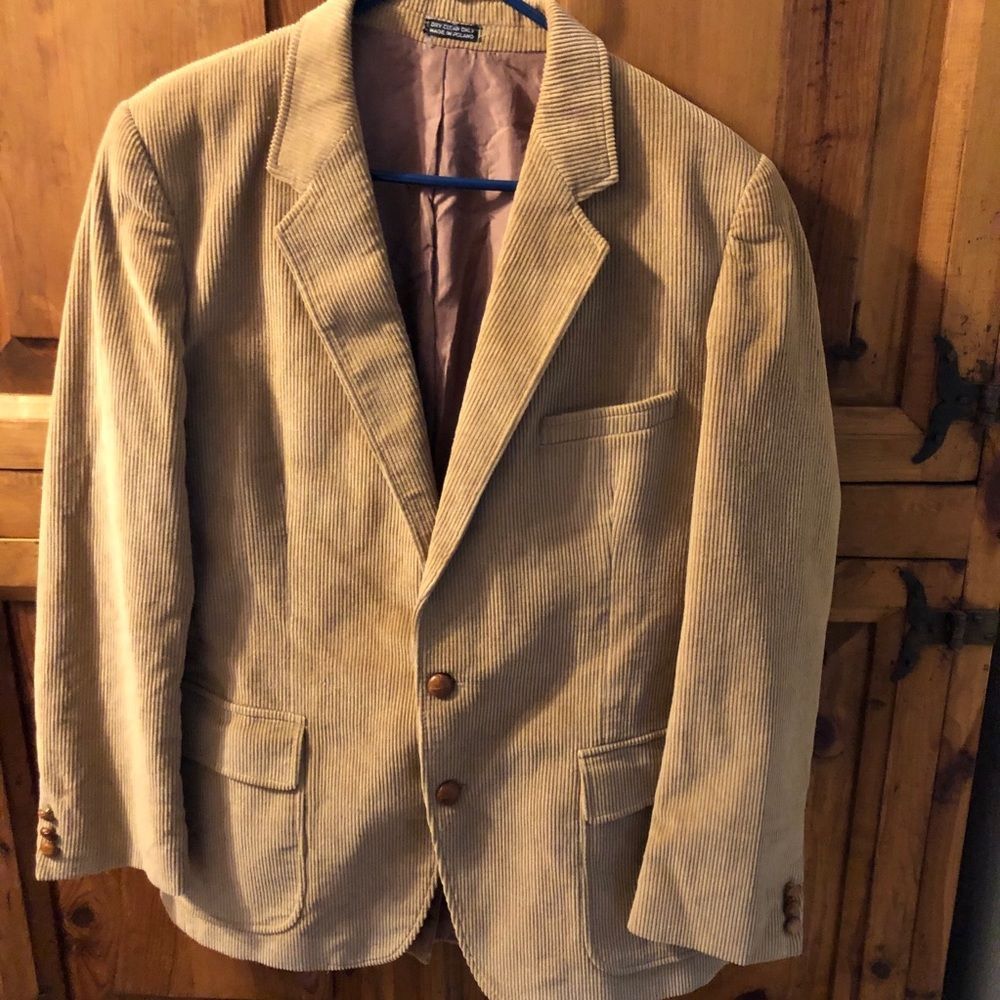 VTG 70’s Jaguar Corduroy Jacket/Pants Suit Unworn